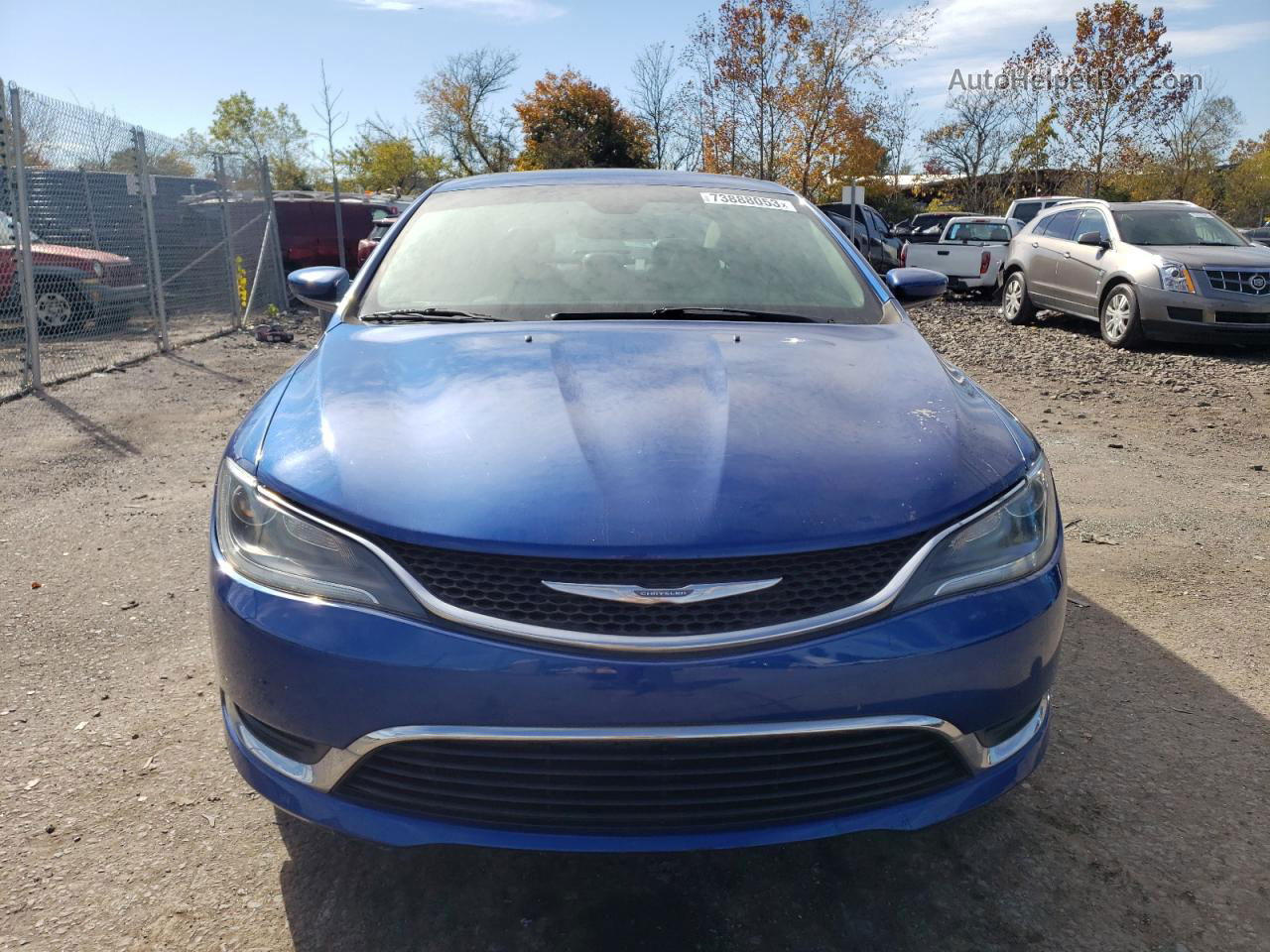 2017 Chrysler 200 Limited Blue vin: 1C3CCCAG4HN503969