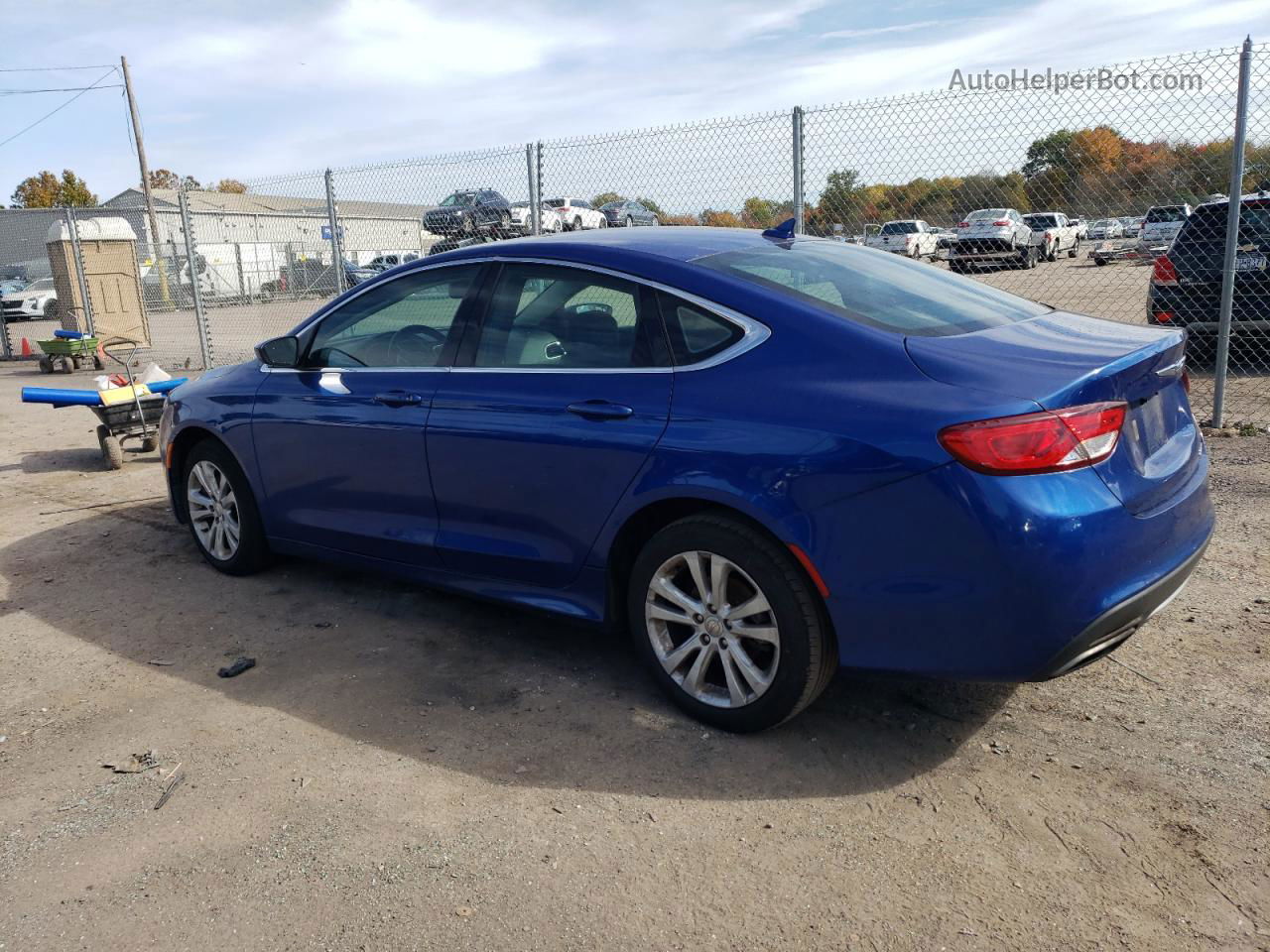 2017 Chrysler 200 Limited Синий vin: 1C3CCCAG4HN503969