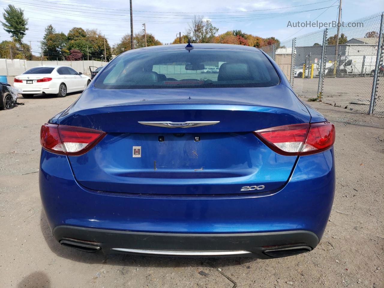 2017 Chrysler 200 Limited Blue vin: 1C3CCCAG4HN503969