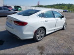 2016 Chrysler 200 Limited White vin: 1C3CCCAG5GN166873