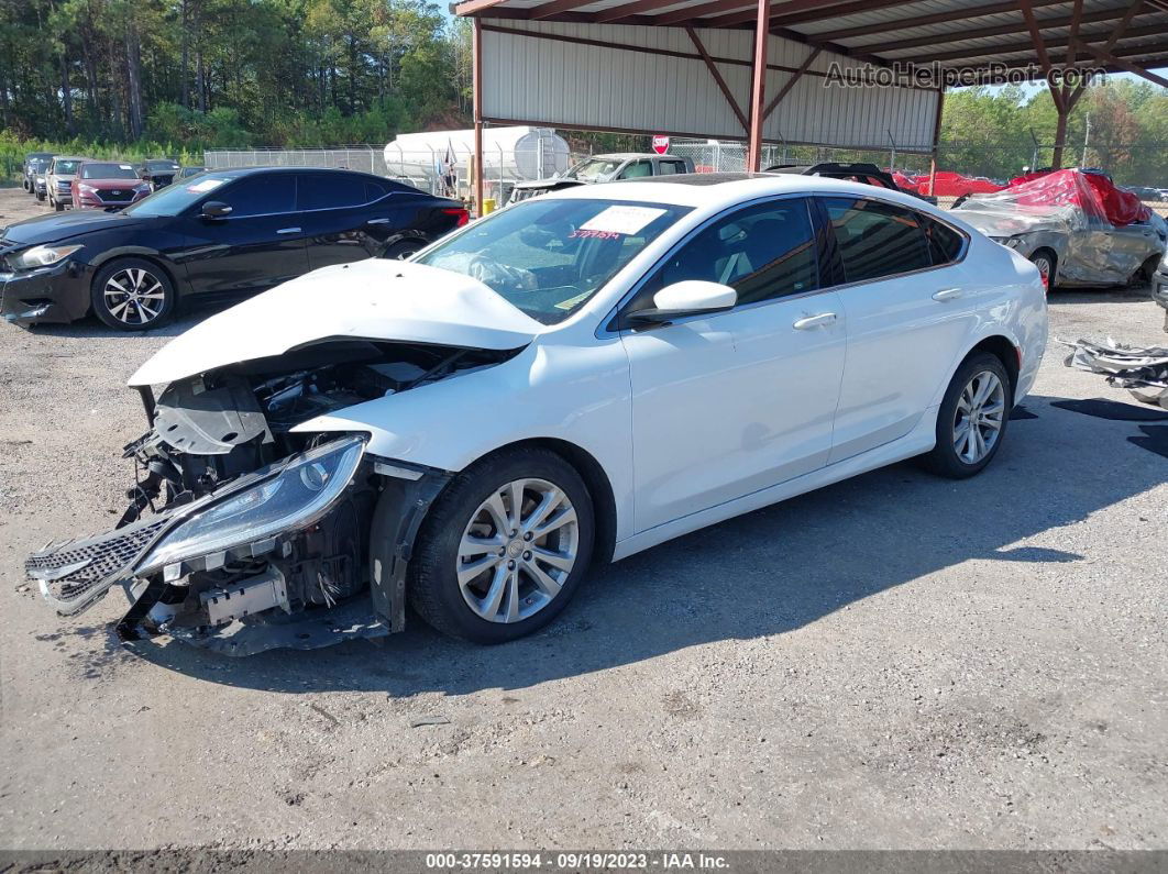 2016 Chrysler 200 Limited White vin: 1C3CCCAG5GN166873