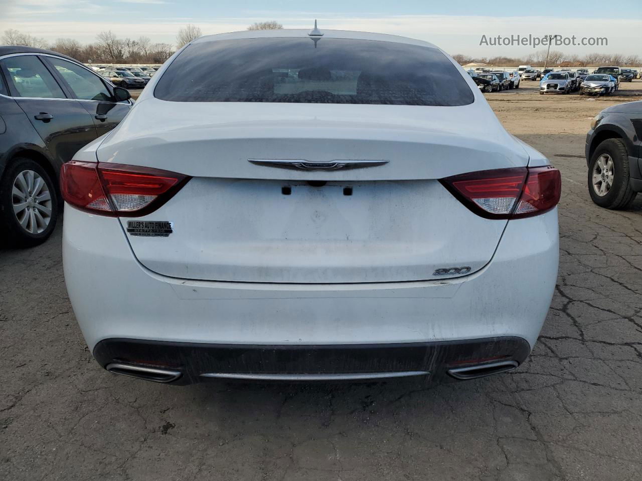 2015 Chrysler 200 Limited Белый vin: 1C3CCCAG6FN731436