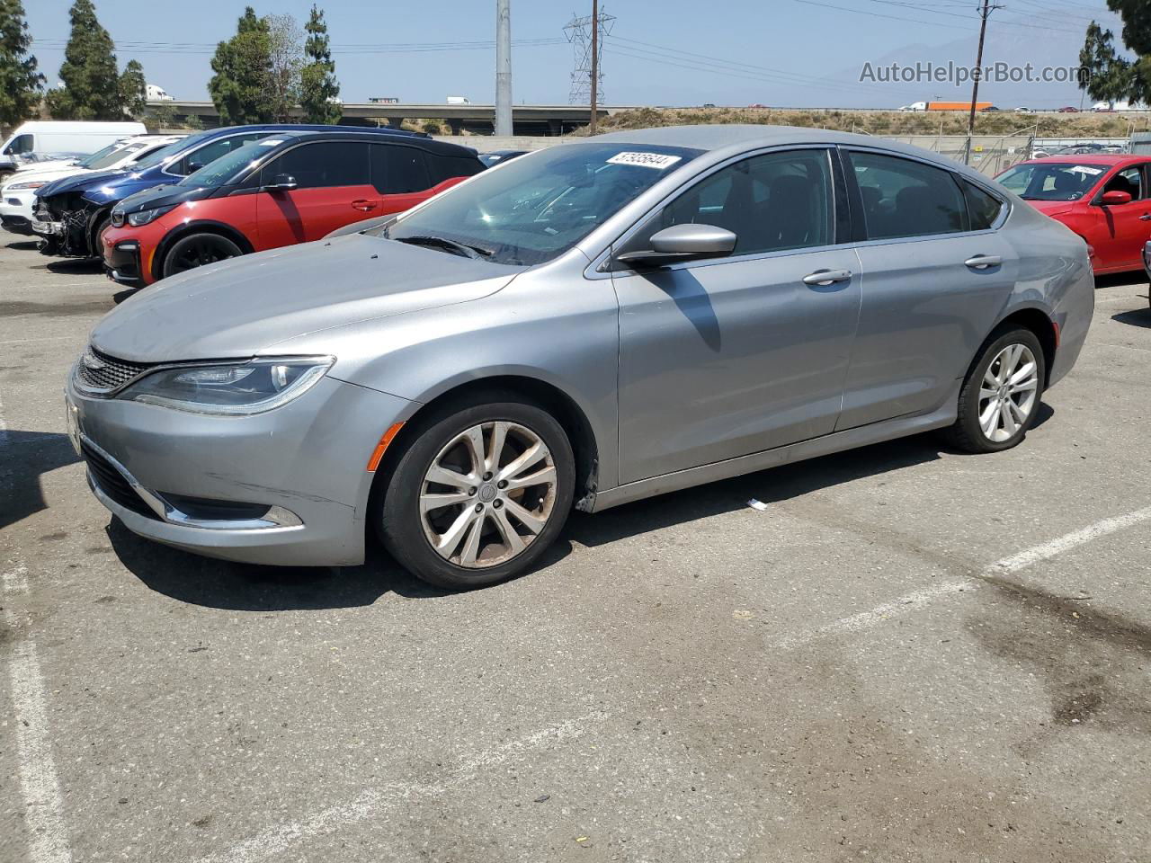 2016 Chrysler 200 Limited Silver vin: 1C3CCCAG6GN141268