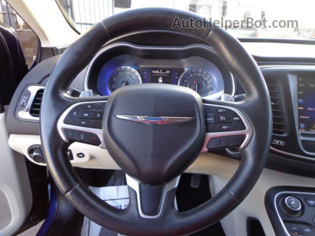 2015 Chrysler 200 Limited Blue vin: 1C3CCCAG7FN738914