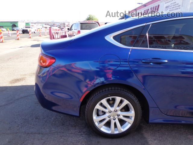 2015 Chrysler 200 Limited Синий vin: 1C3CCCAG7FN738914