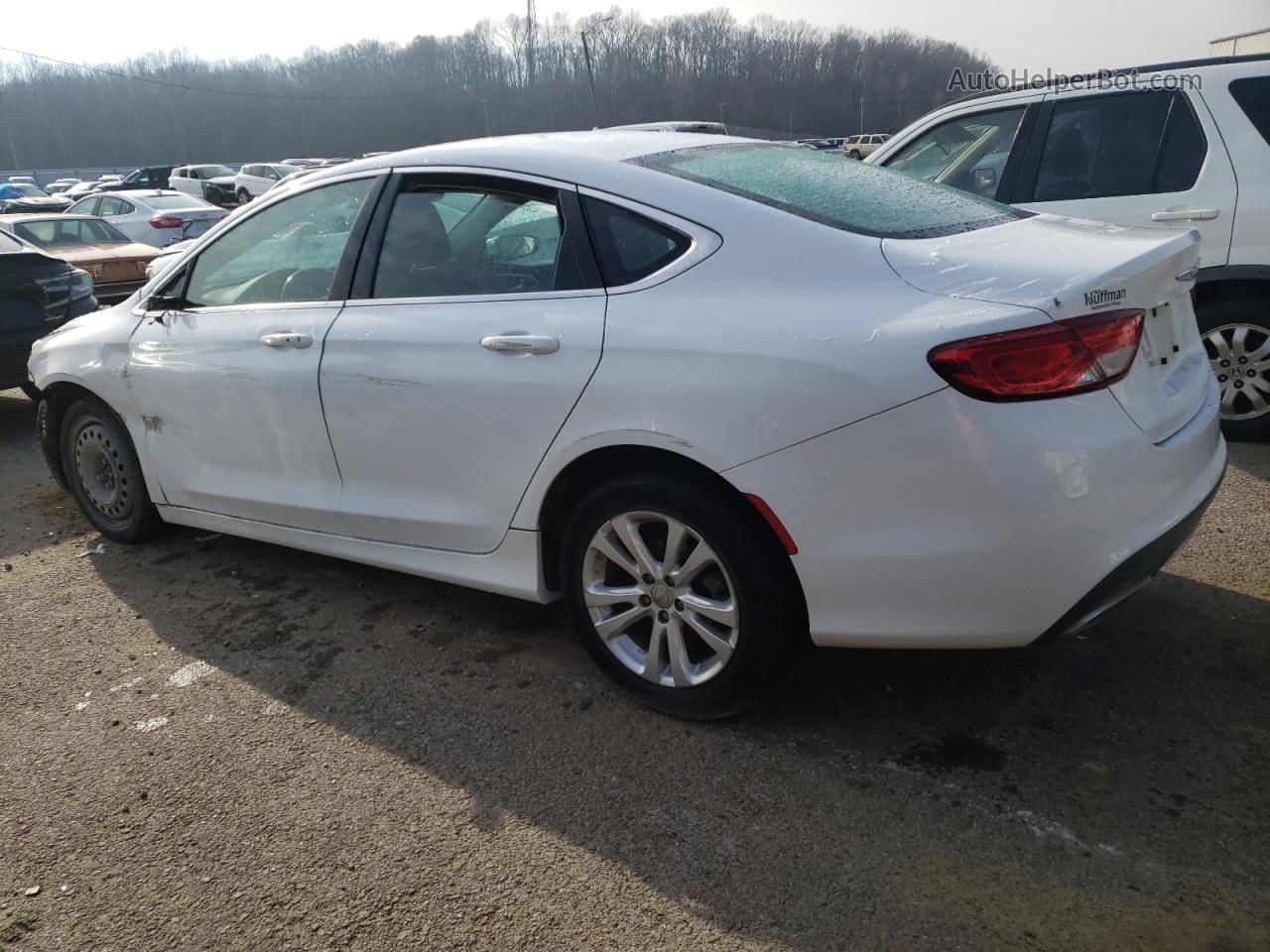 2016 Chrysler 200 Limited White vin: 1C3CCCAG7GN101233