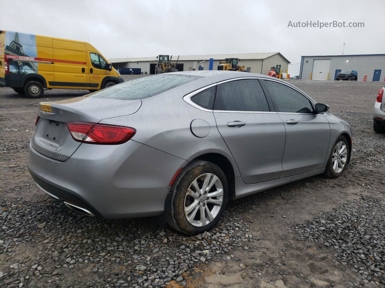 2016 Chrysler 200 Limited Серебряный vin: 1C3CCCAG8GN106859