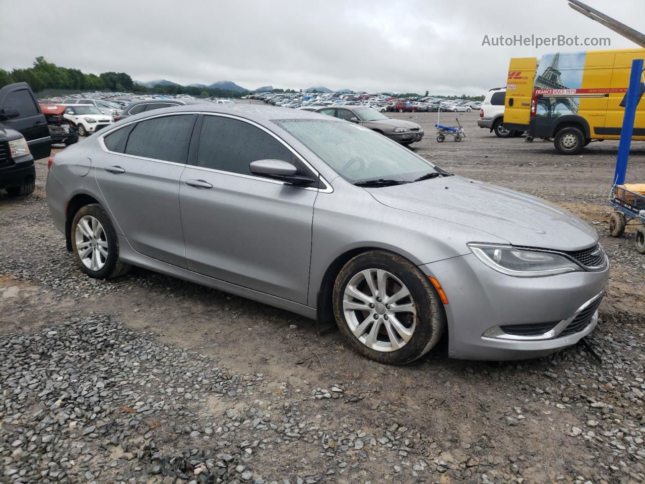 2016 Chrysler 200 Limited Серебряный vin: 1C3CCCAG8GN106859