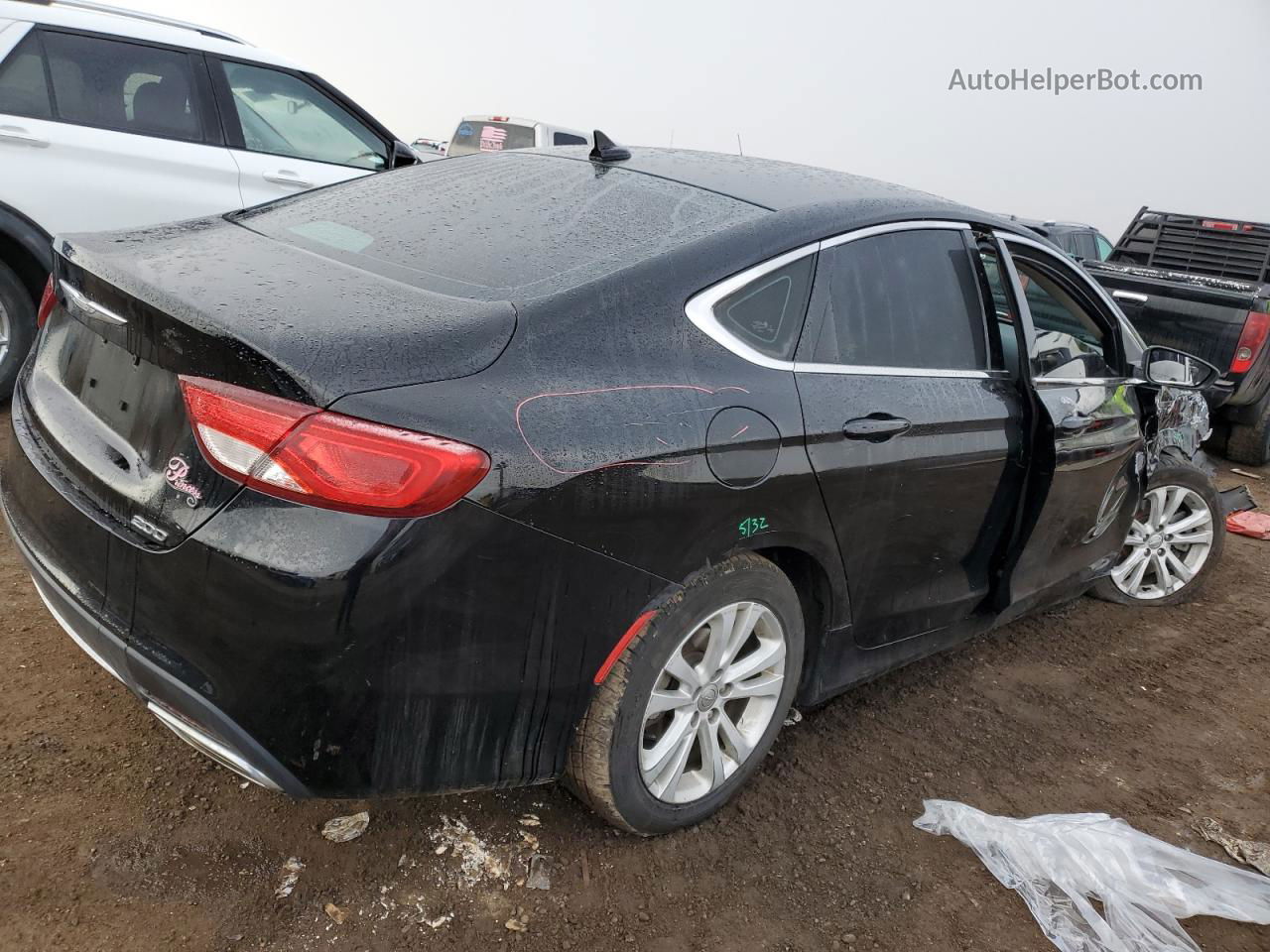 2016 Chrysler 200 Limited Черный vin: 1C3CCCAG8GN184753