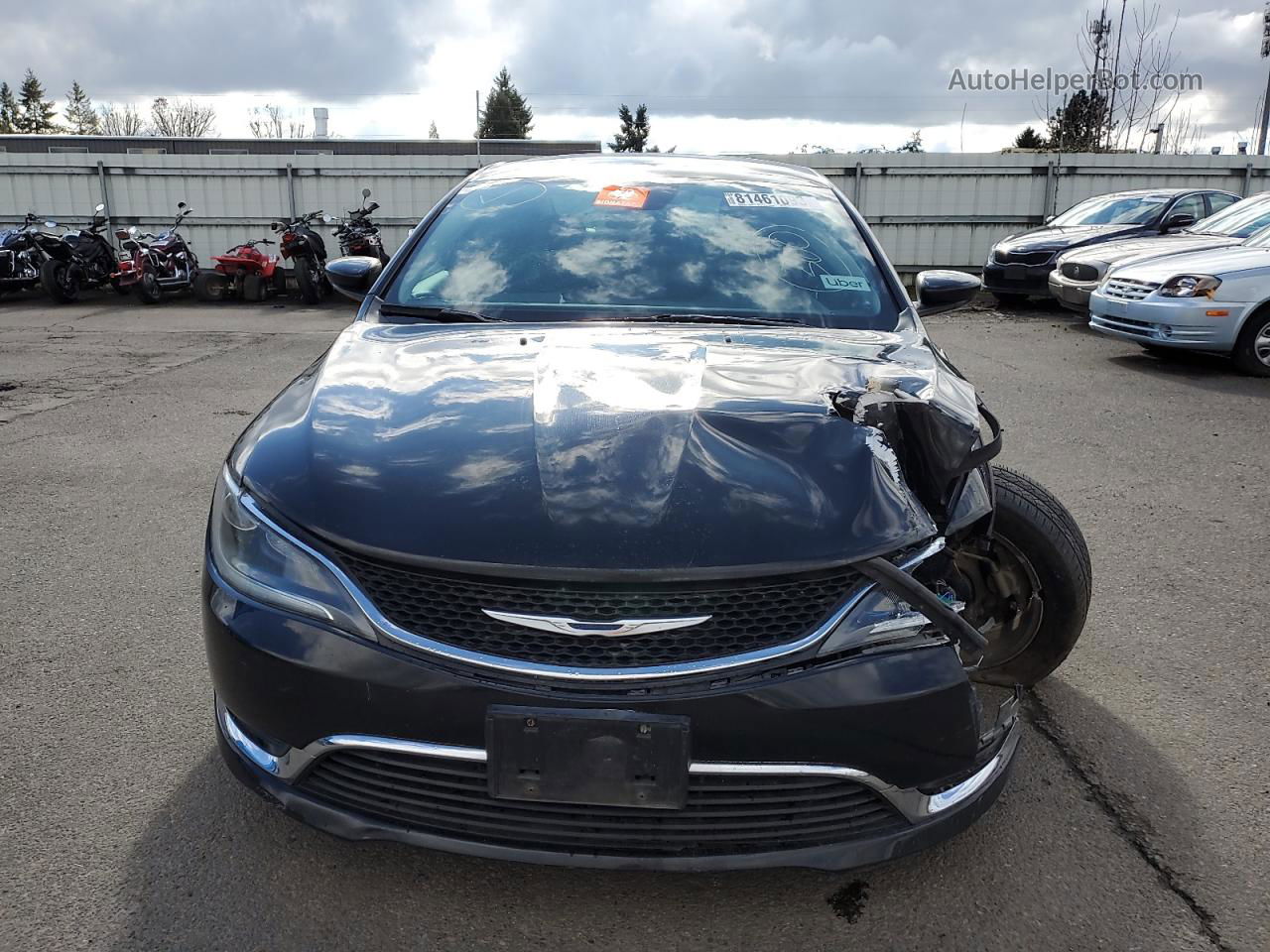 2016 Chrysler 200 Limited Black vin: 1C3CCCAG9GN104523