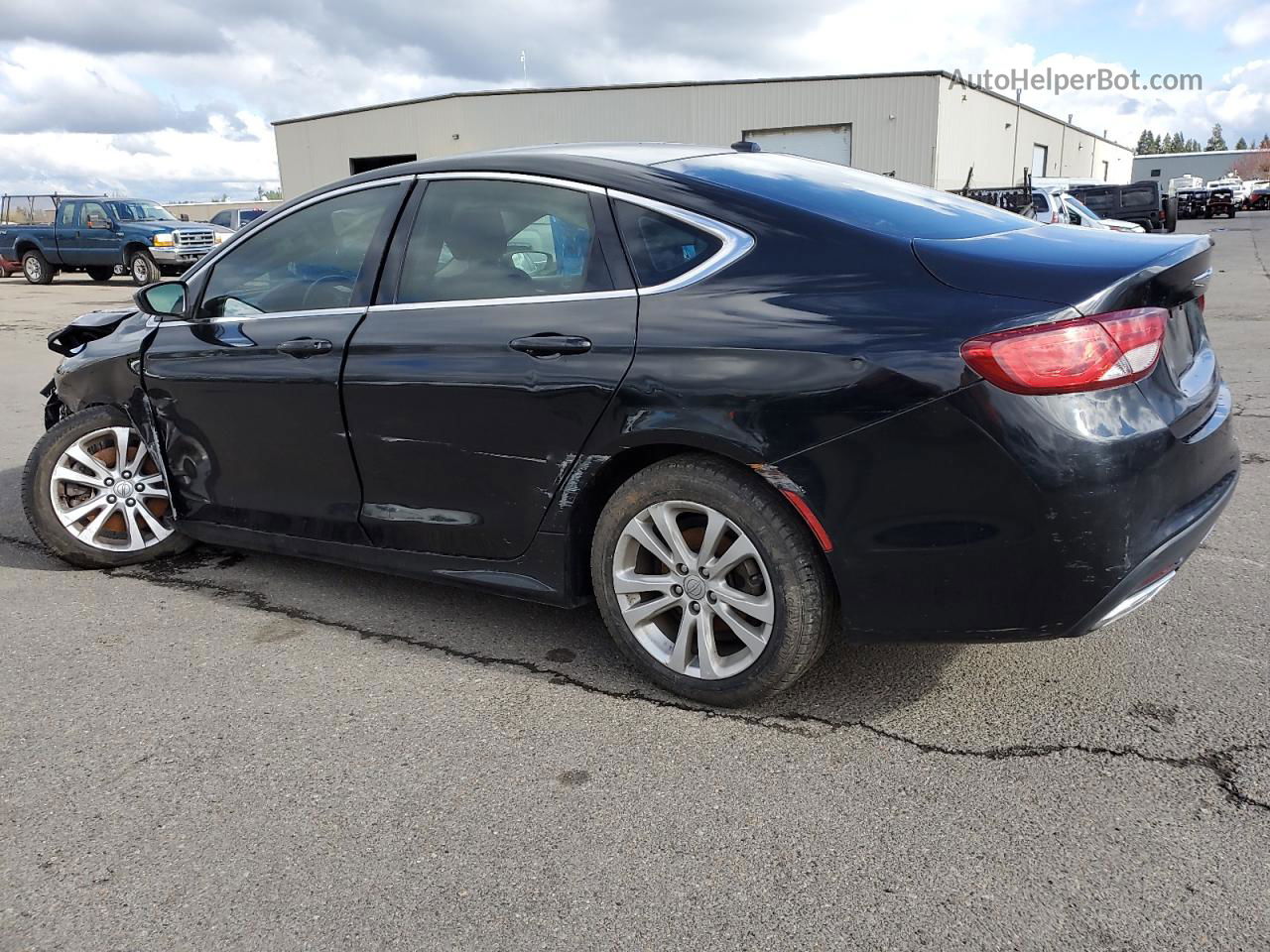 2016 Chrysler 200 Limited Black vin: 1C3CCCAG9GN104523