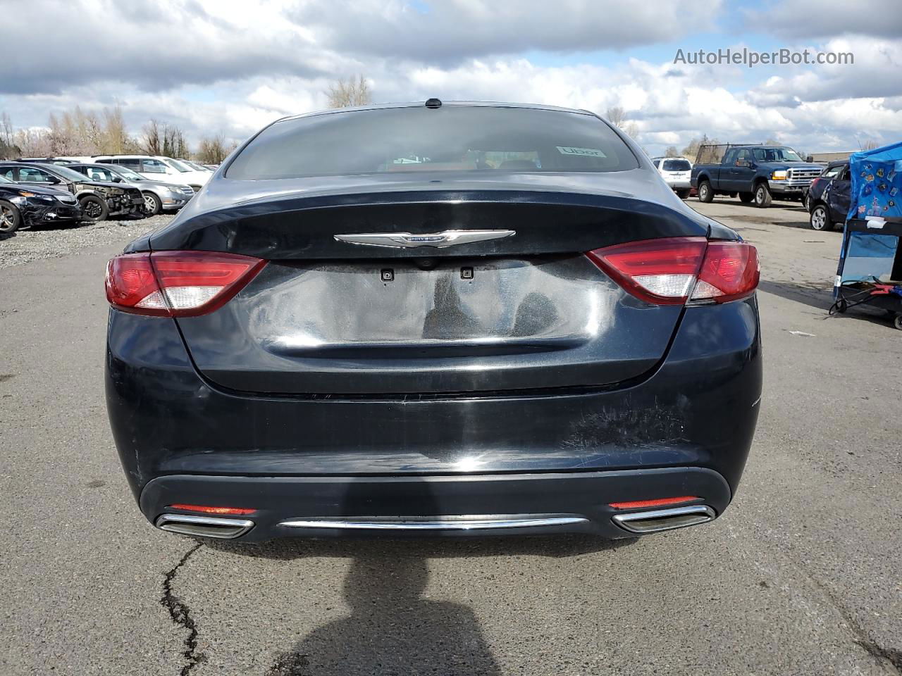 2016 Chrysler 200 Limited Черный vin: 1C3CCCAG9GN104523