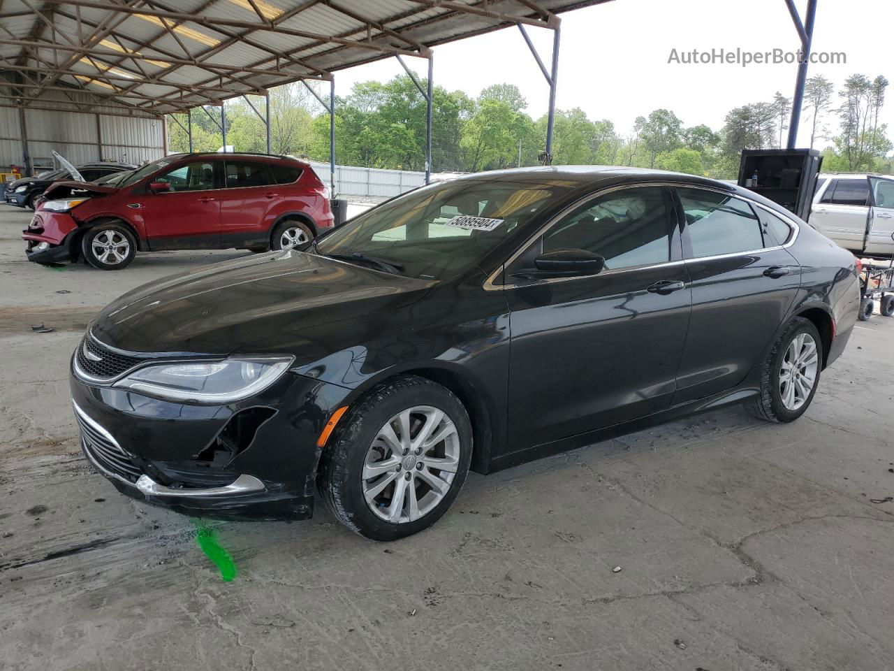 2016 Chrysler 200 Limited Black vin: 1C3CCCAG9GN142382