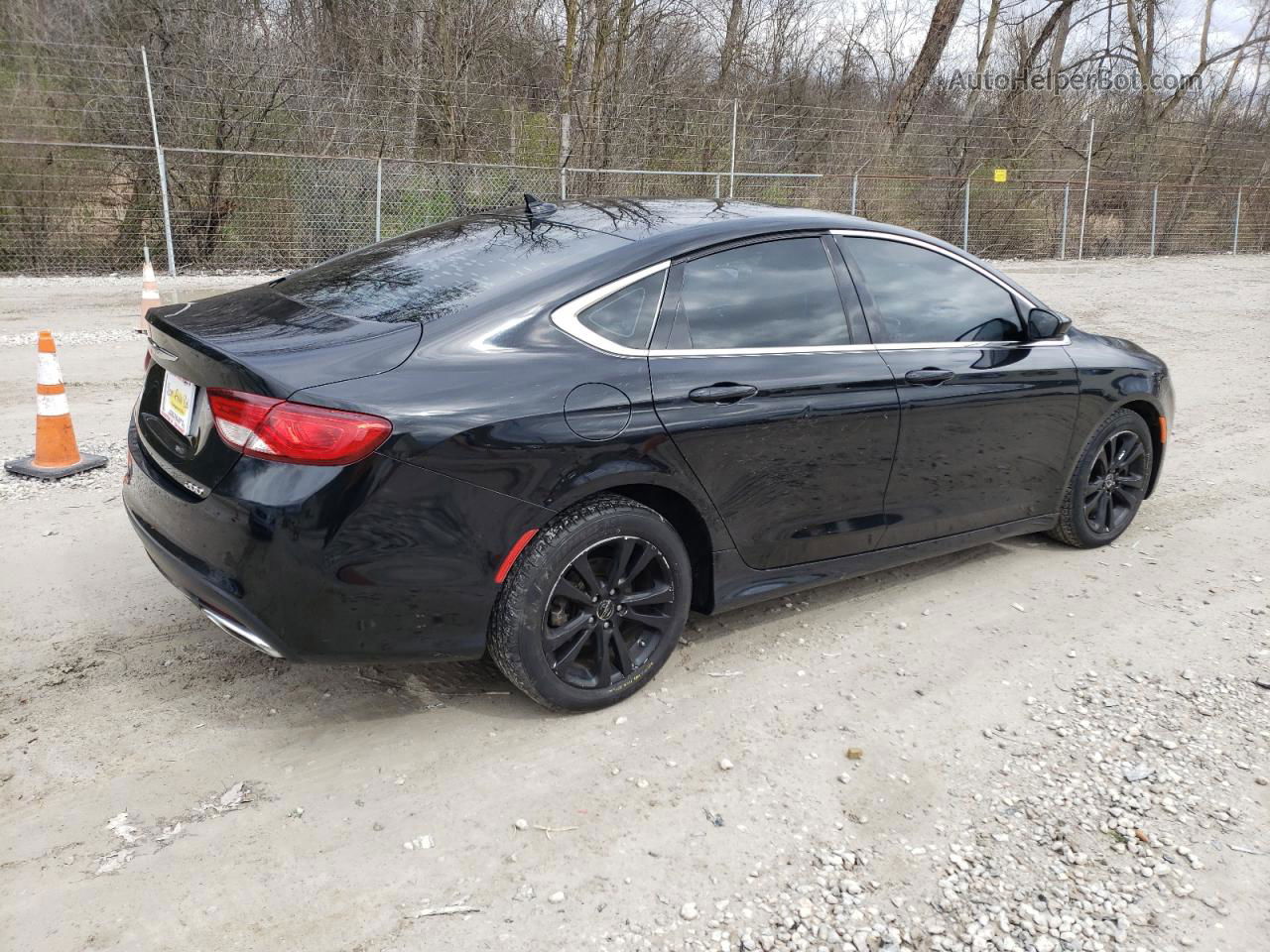 2016 Chrysler 200 Limited Black vin: 1C3CCCAG9GN165869