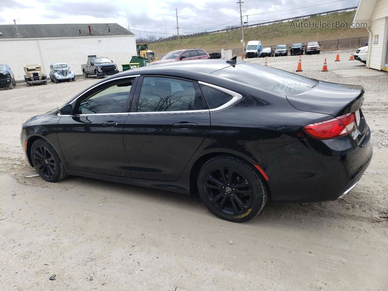 2016 Chrysler 200 Limited Black vin: 1C3CCCAG9GN165869