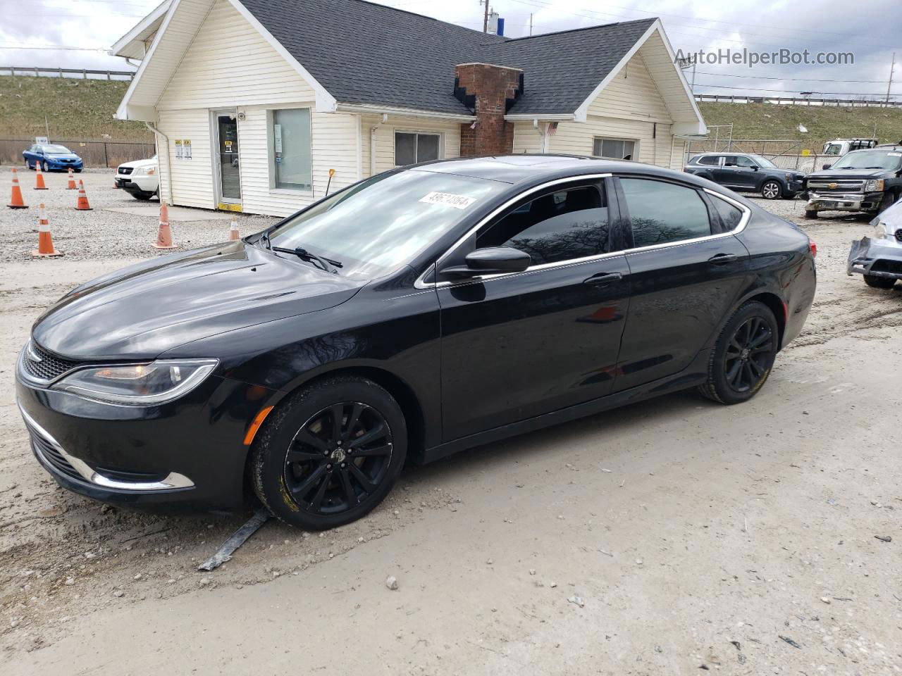 2016 Chrysler 200 Limited Black vin: 1C3CCCAG9GN165869