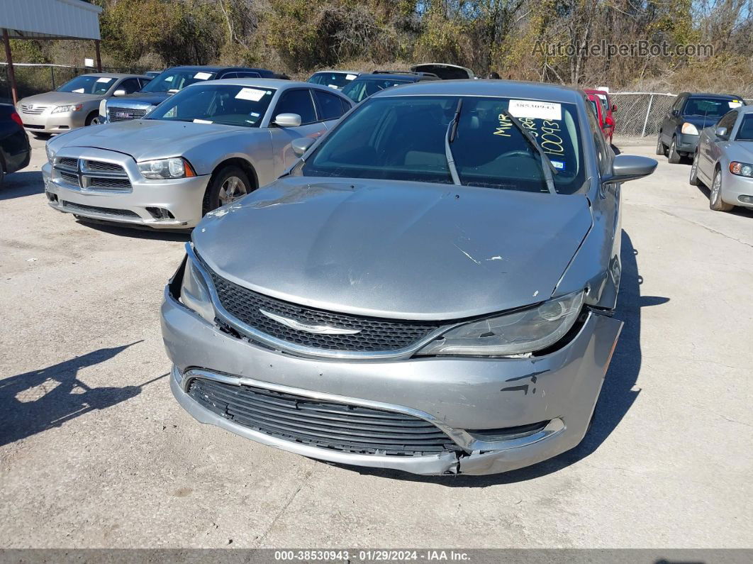 2016 Chrysler 200 Limited Серебряный vin: 1C3CCCAGXGN100934