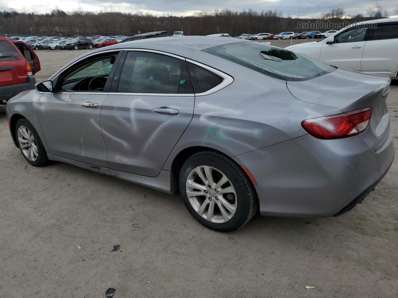 2016 Chrysler 200 Limited Silver vin: 1C3CCCAGXGN145596