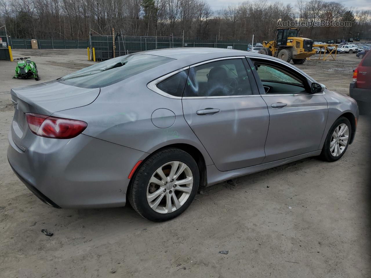 2016 Chrysler 200 Limited Silver vin: 1C3CCCAGXGN145596