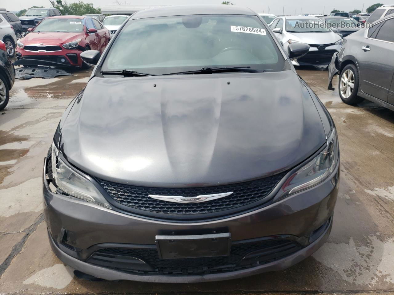 2015 Chrysler 200 S Gray vin: 1C3CCCBB0FN585165