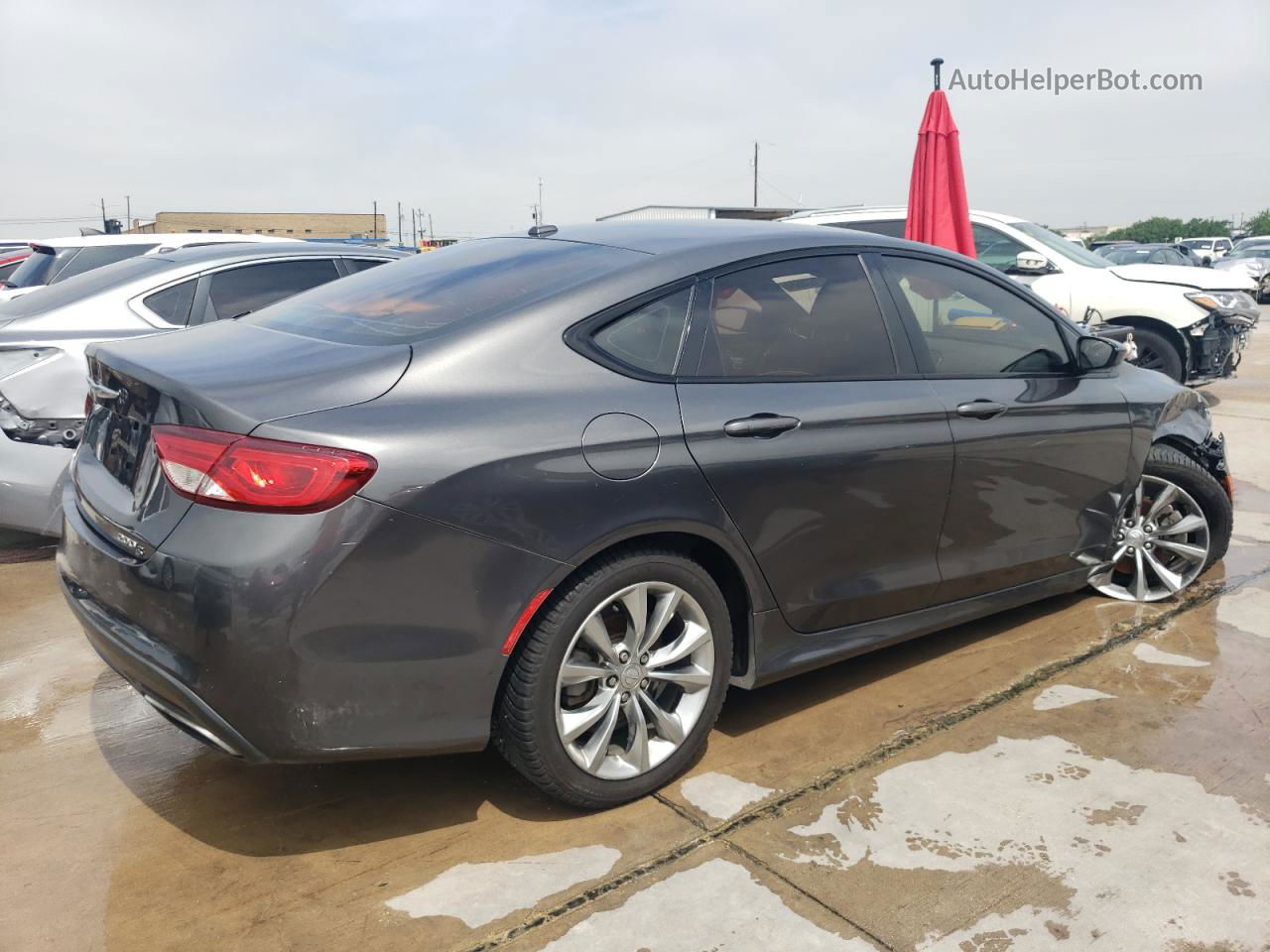 2015 Chrysler 200 S Gray vin: 1C3CCCBB0FN585165