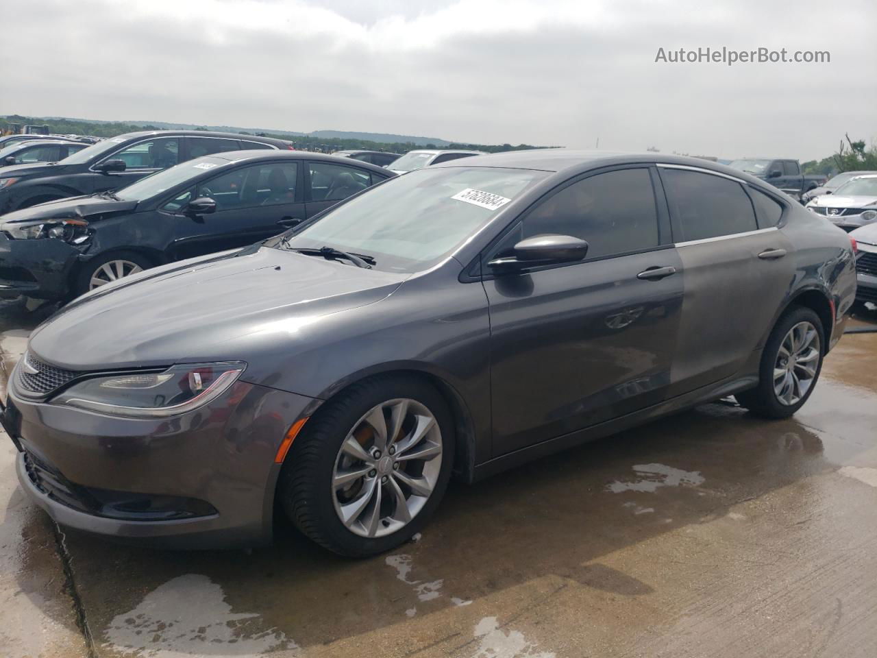 2015 Chrysler 200 S Gray vin: 1C3CCCBB0FN585165