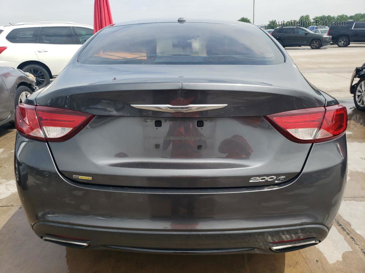 2015 Chrysler 200 S Gray vin: 1C3CCCBB0FN585165