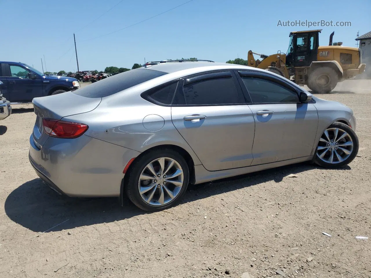 2015 Chrysler 200 S Silver vin: 1C3CCCBB0FN637796