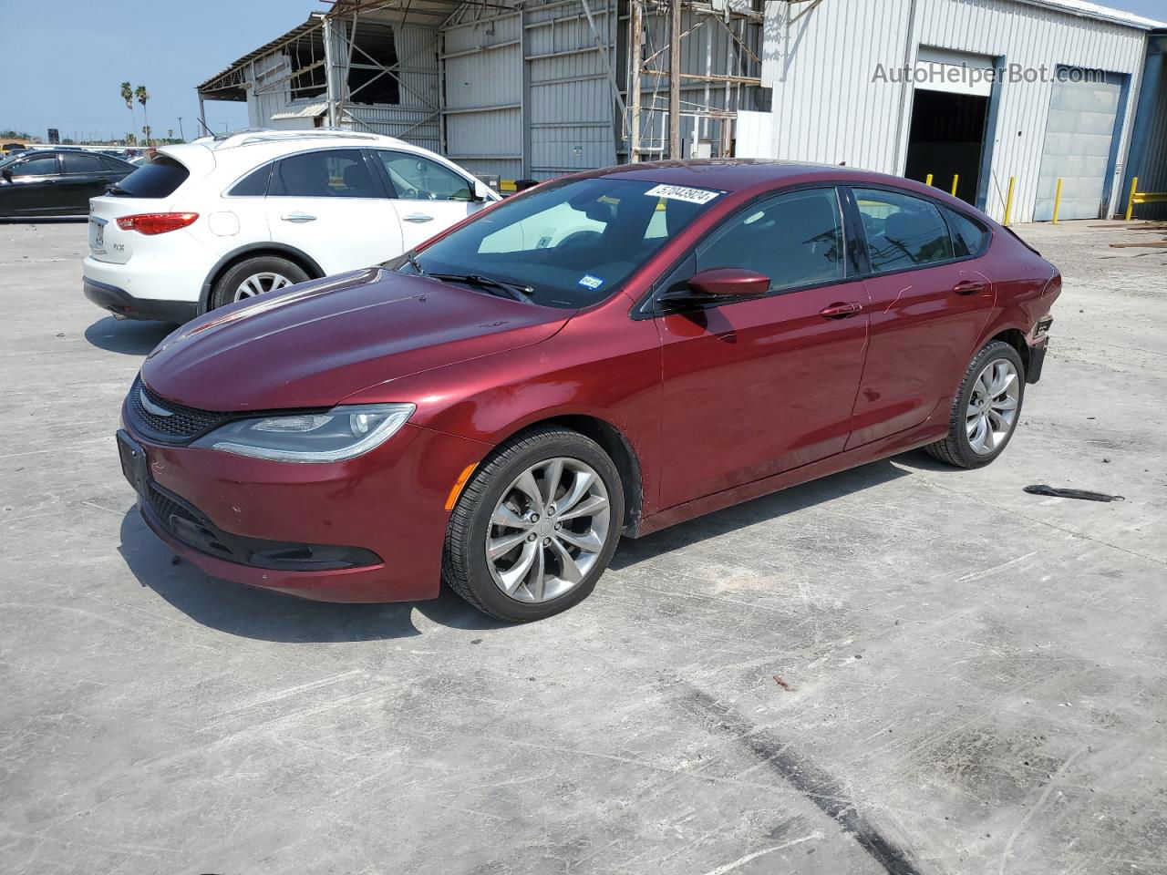 2015 Chrysler 200 S Бордовый vin: 1C3CCCBB0FN720953