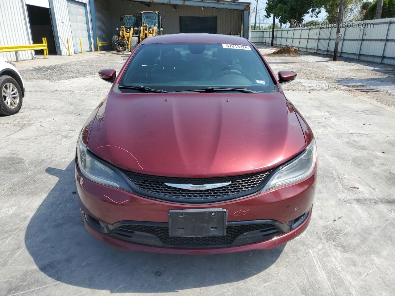 2015 Chrysler 200 S Бордовый vin: 1C3CCCBB0FN720953