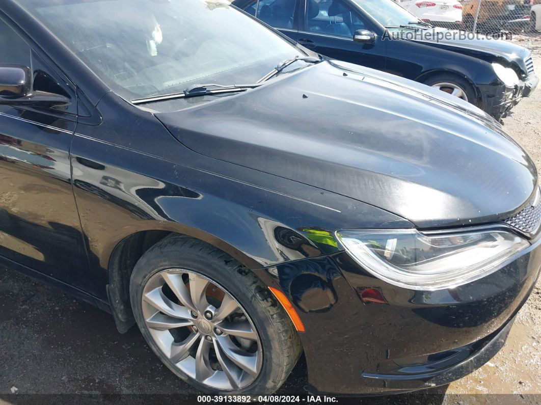 2016 Chrysler 200 S Black vin: 1C3CCCBB0GN152091