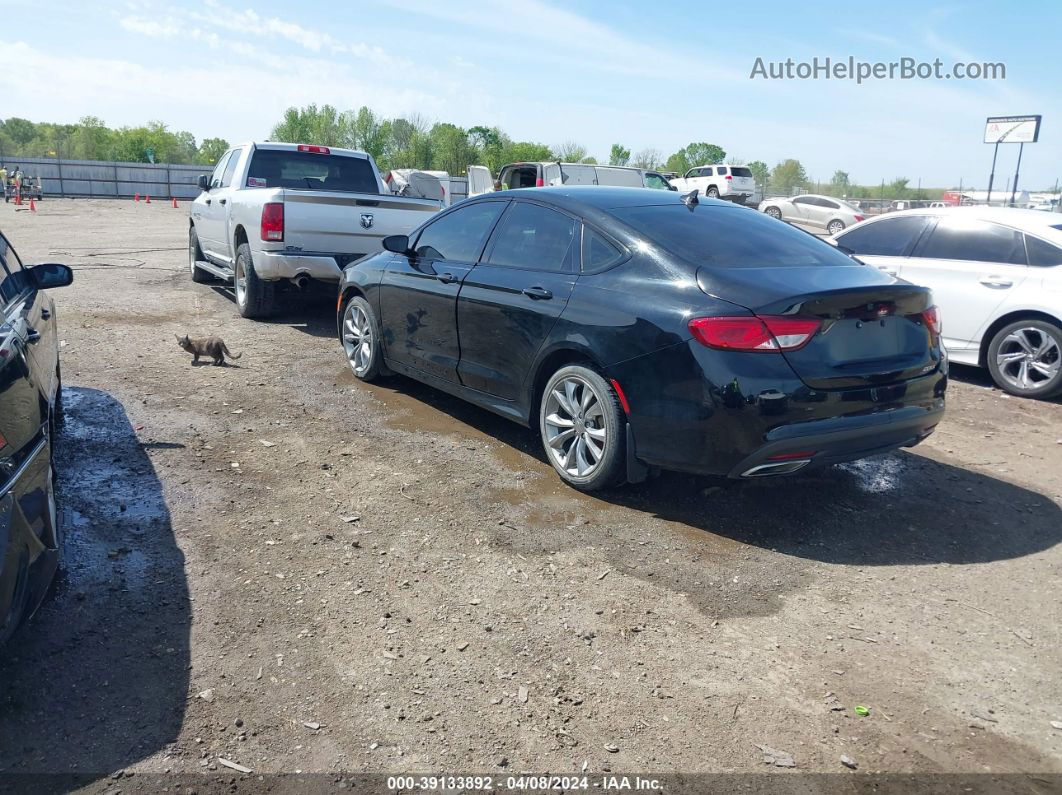 2016 Chrysler 200 S Black vin: 1C3CCCBB0GN152091