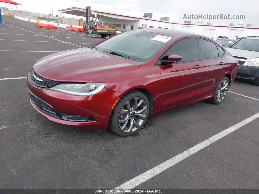 2015 Chrysler 200 S Красный vin: 1C3CCCBB1FN697764