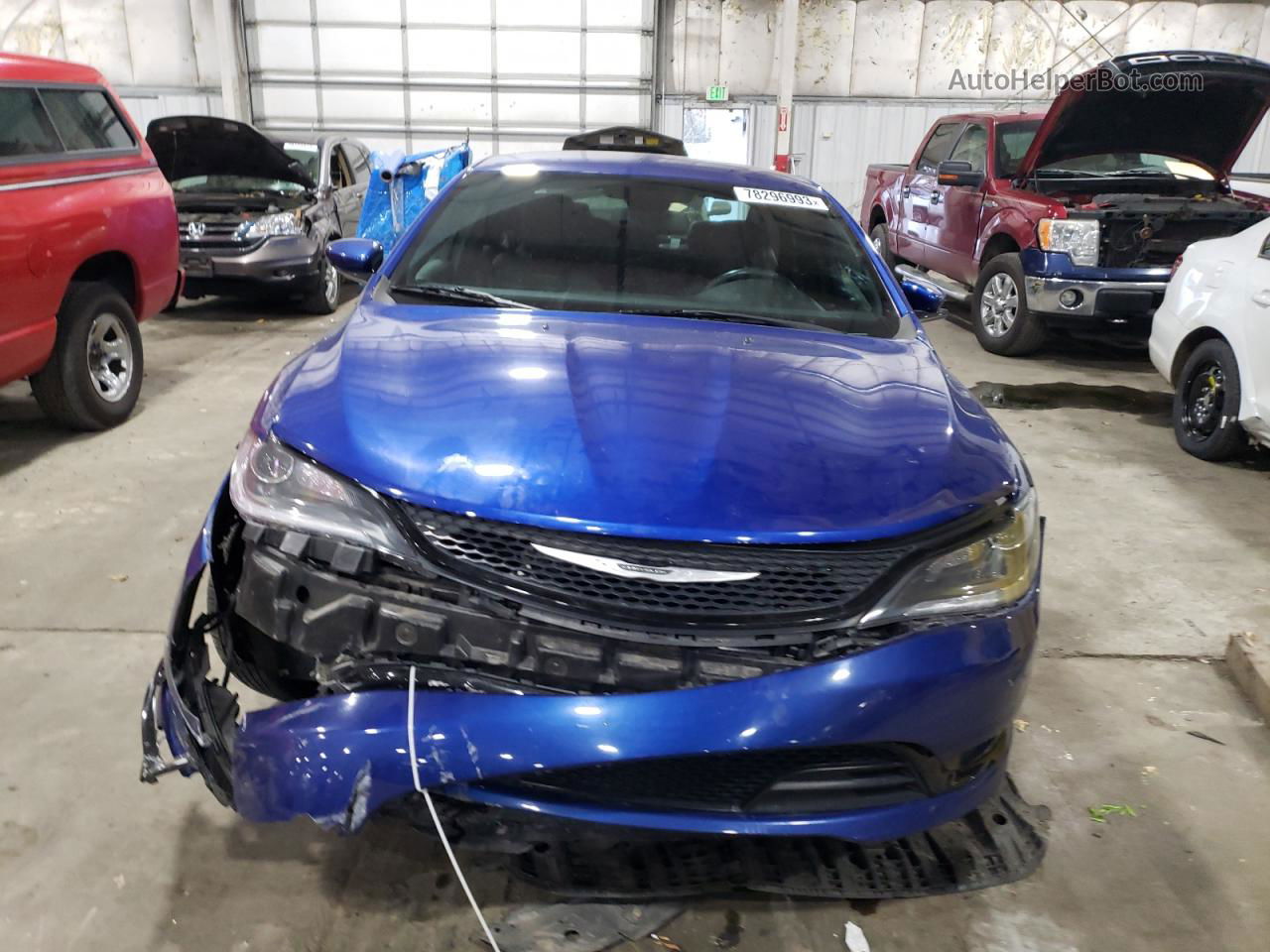 2016 Chrysler 200 S Blue vin: 1C3CCCBB1GN161897