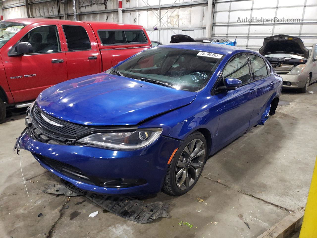 2016 Chrysler 200 S Blue vin: 1C3CCCBB1GN161897