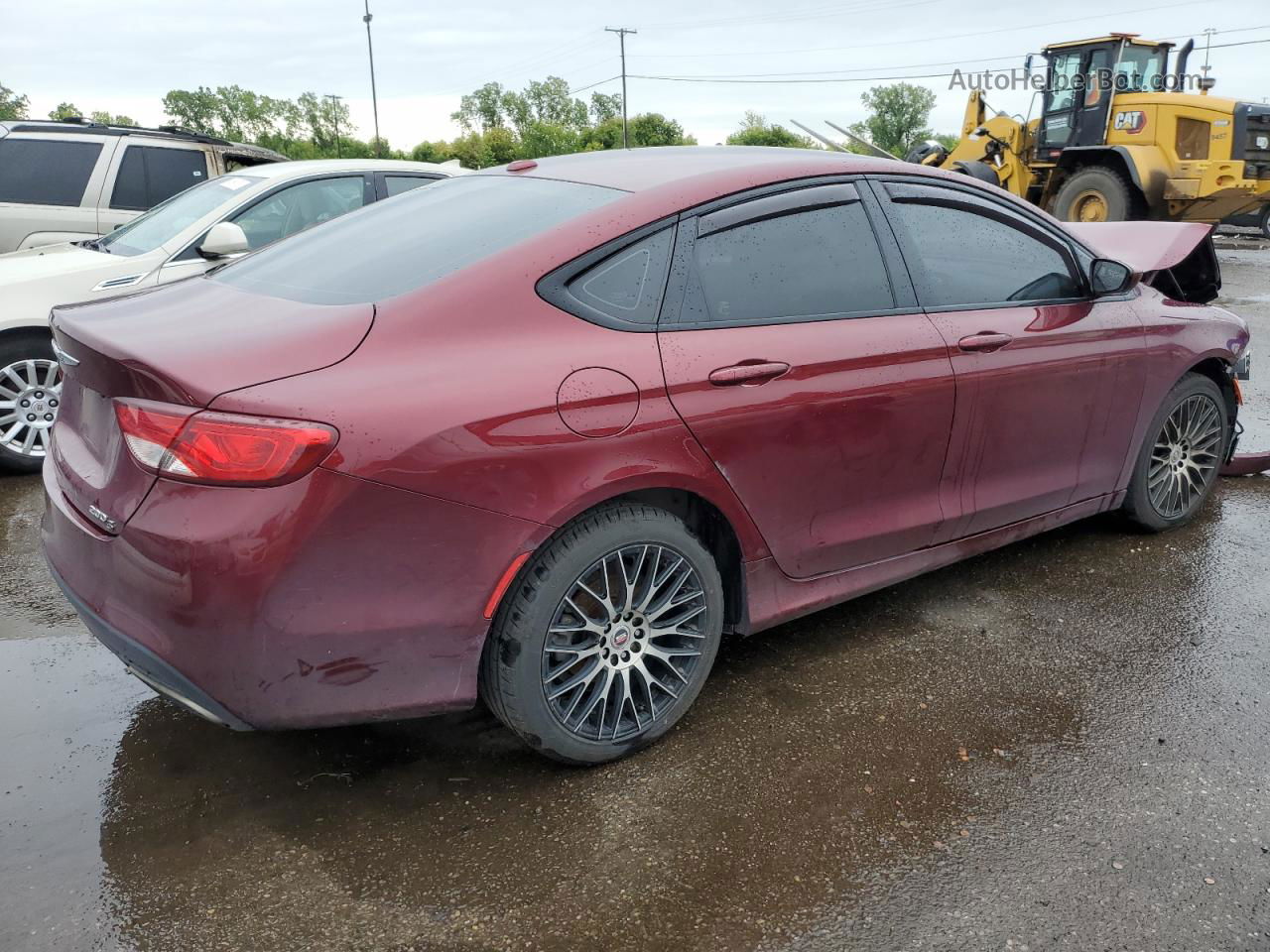 2016 Chrysler 200 S Burgundy vin: 1C3CCCBB1GN182393