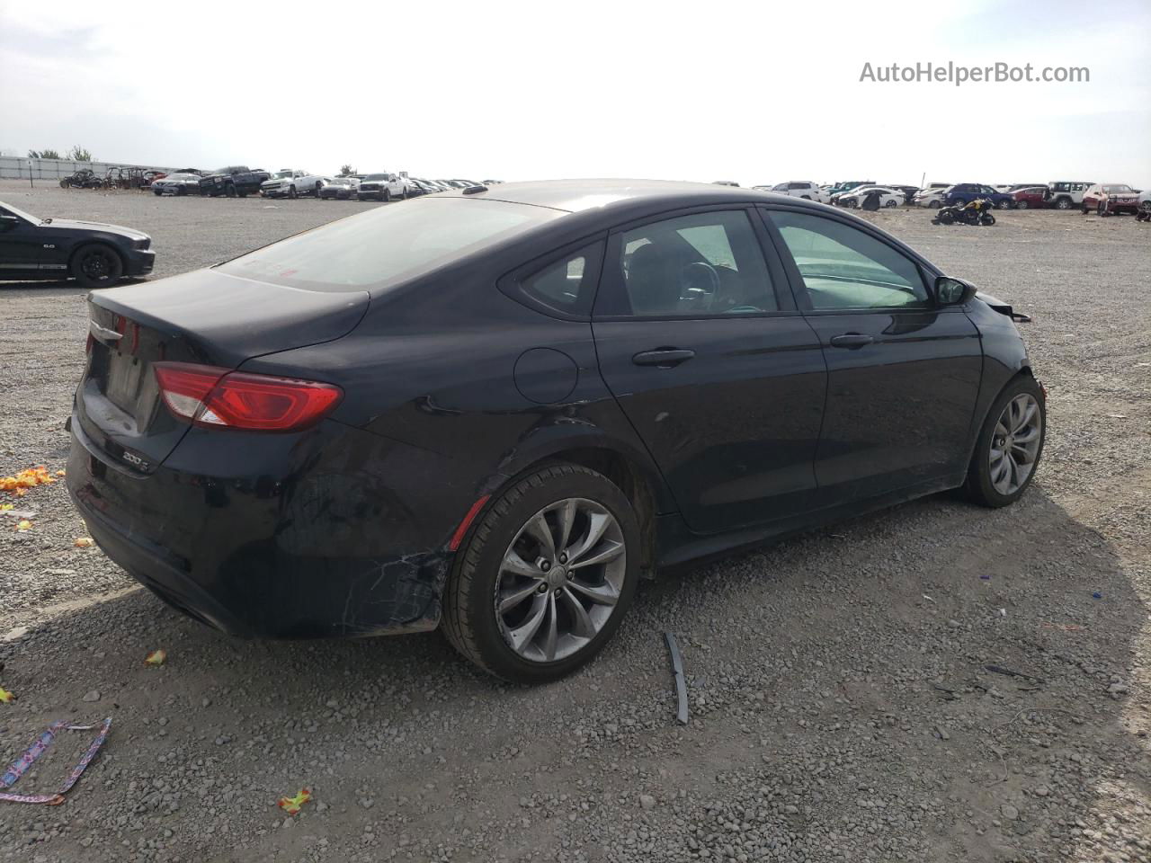 2015 Chrysler 200 S Black vin: 1C3CCCBB2FN585202