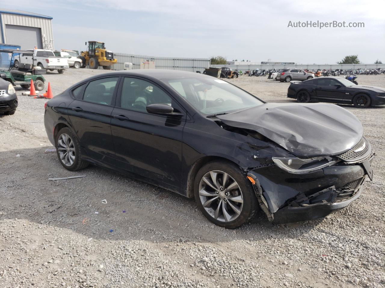 2015 Chrysler 200 S Black vin: 1C3CCCBB2FN585202