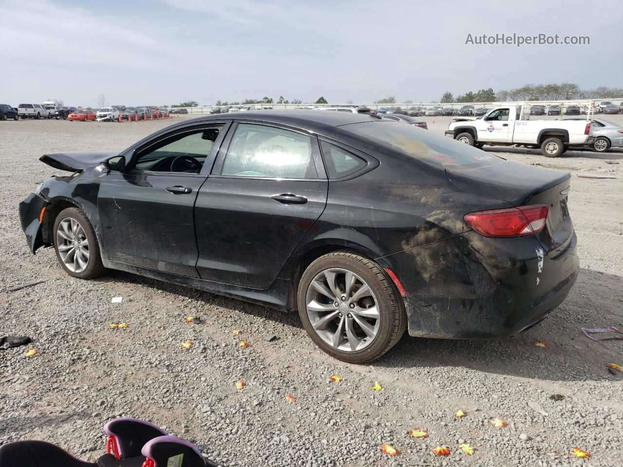 2015 Chrysler 200 S Black vin: 1C3CCCBB2FN585202