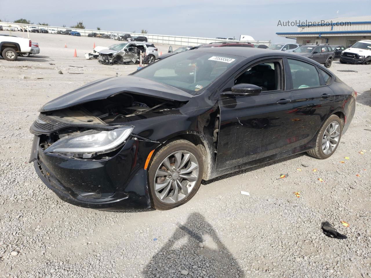 2015 Chrysler 200 S Black vin: 1C3CCCBB2FN585202