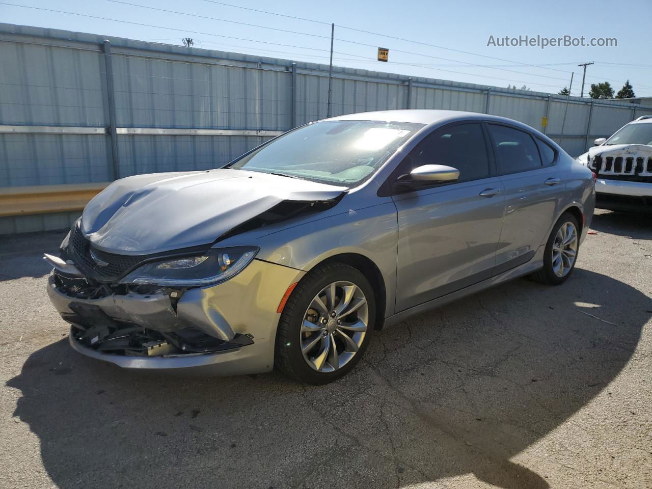 2015 Chrysler 200 S Silver vin: 1C3CCCBB2FN590576