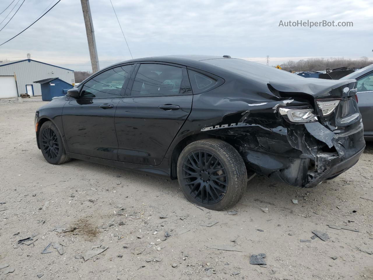 2015 Chrysler 200 S Черный vin: 1C3CCCBB2FN654387