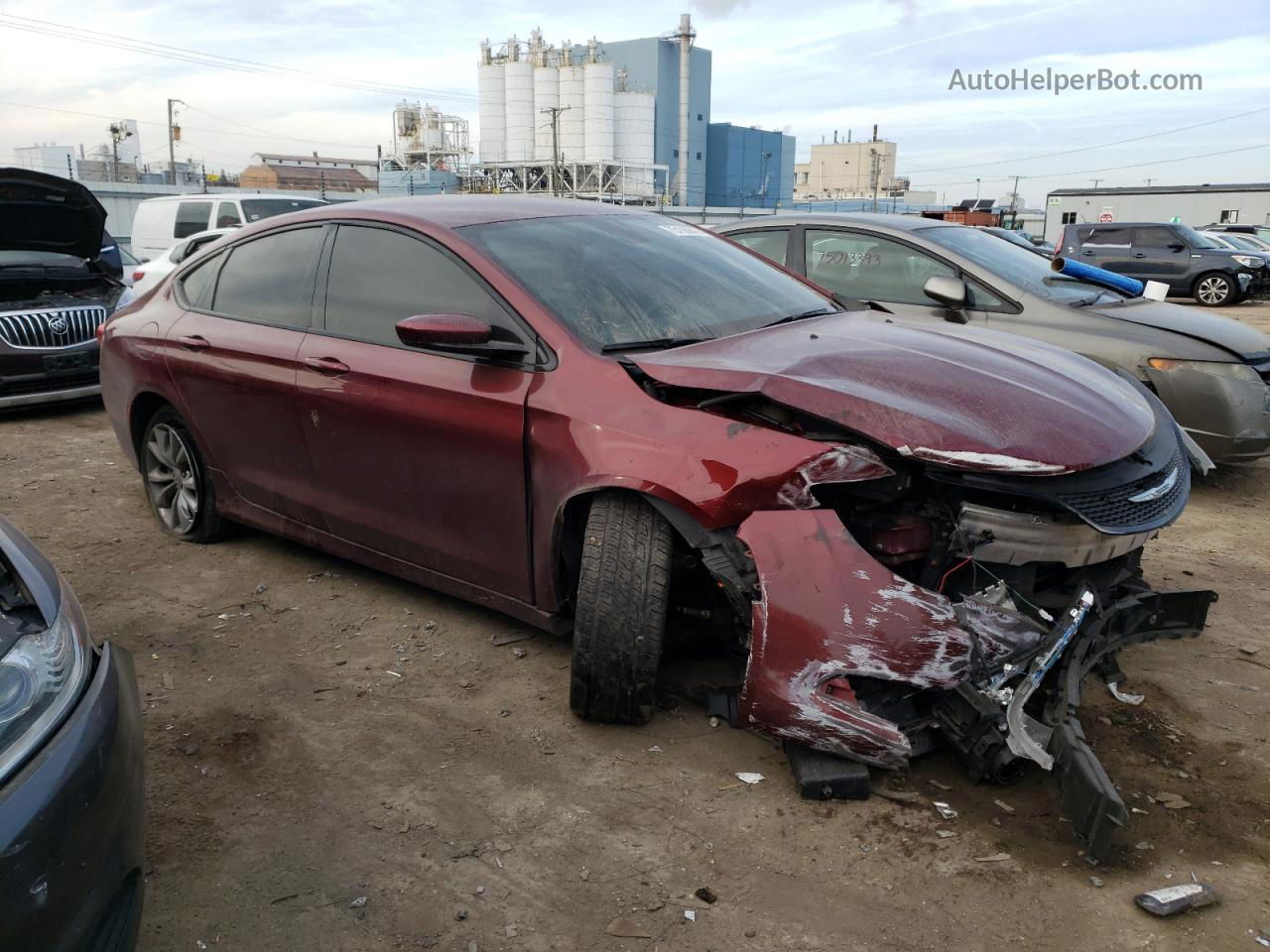 2016 Chrysler 200 S Red vin: 1C3CCCBB2GN117634