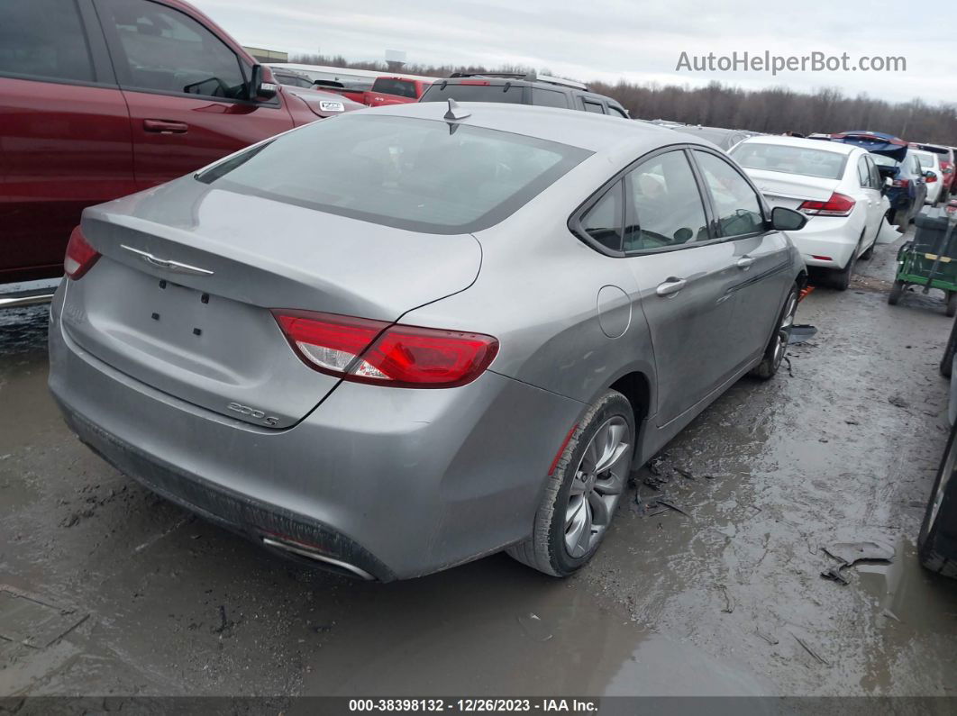 2016 Chrysler 200 S Silver vin: 1C3CCCBB2GN178563