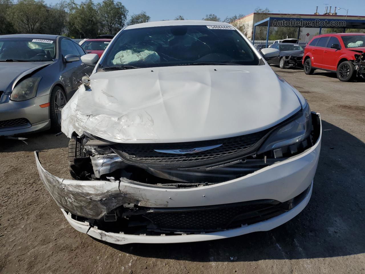 2015 Chrysler 200 S White vin: 1C3CCCBB3FN559224