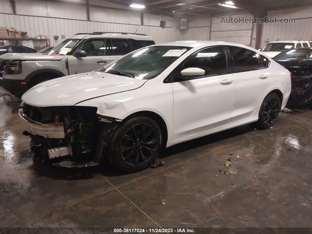 2015 Chrysler 200 S White vin: 1C3CCCBB3FN568845