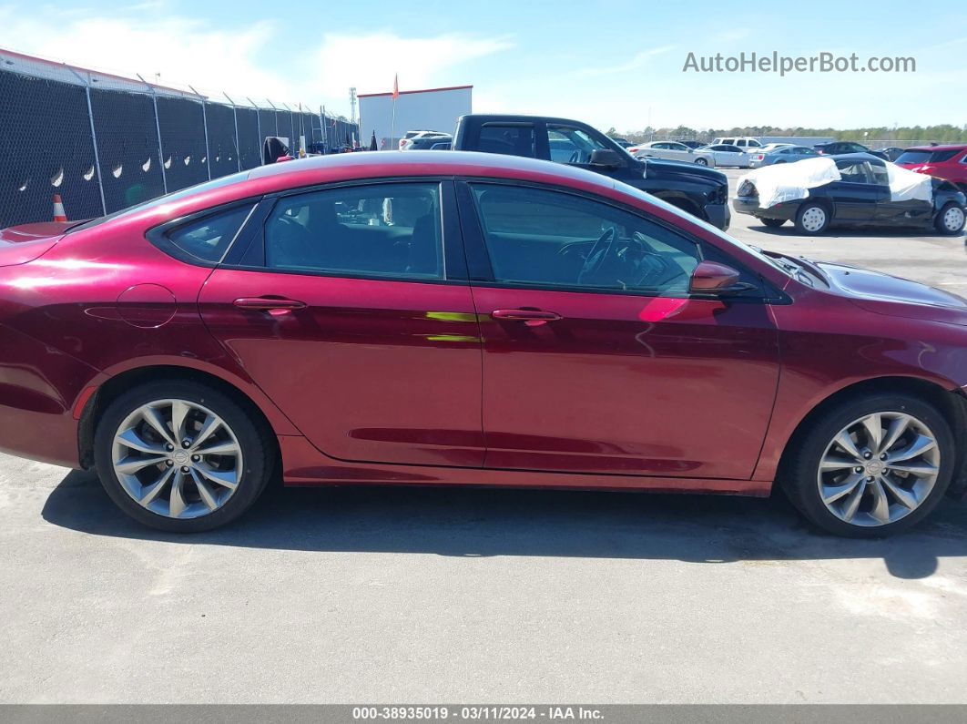 2015 Chrysler 200 S Burgundy vin: 1C3CCCBB3FN750190