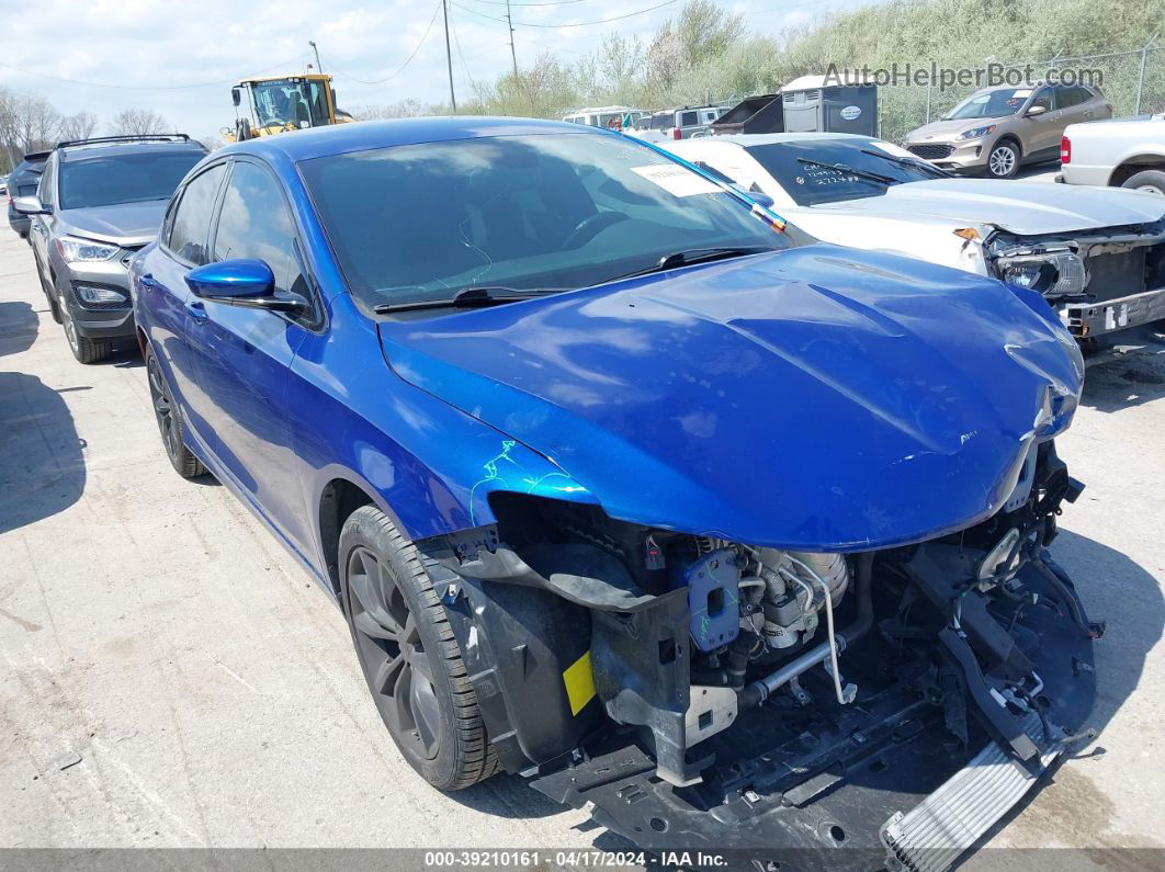 2016 Chrysler 200 S Blue vin: 1C3CCCBB3GN150562