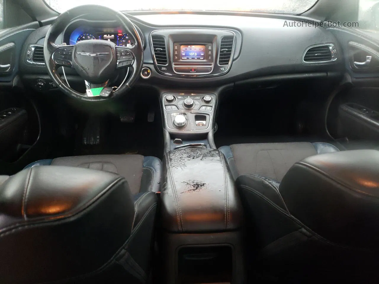 2015 Chrysler 200 S Белый vin: 1C3CCCBB4FN675628