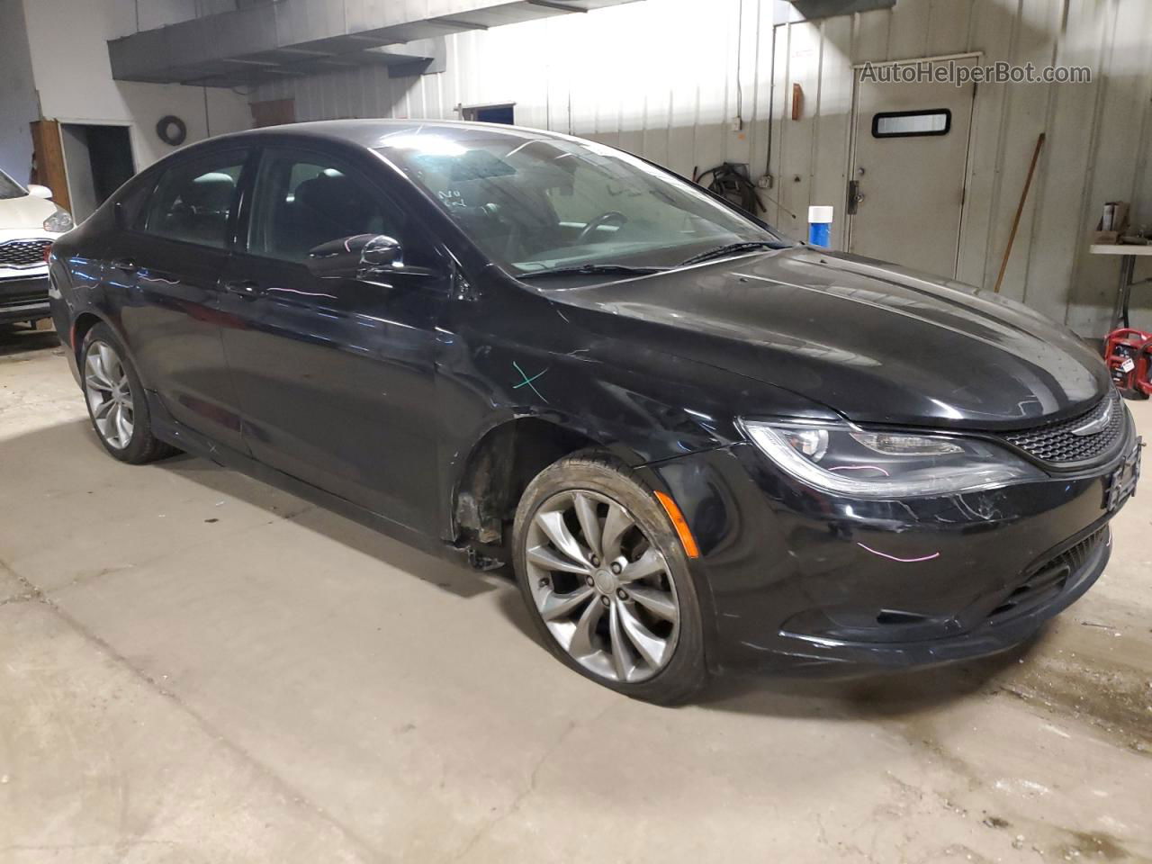 2015 Chrysler 200 S Black vin: 1C3CCCBB4FN710281